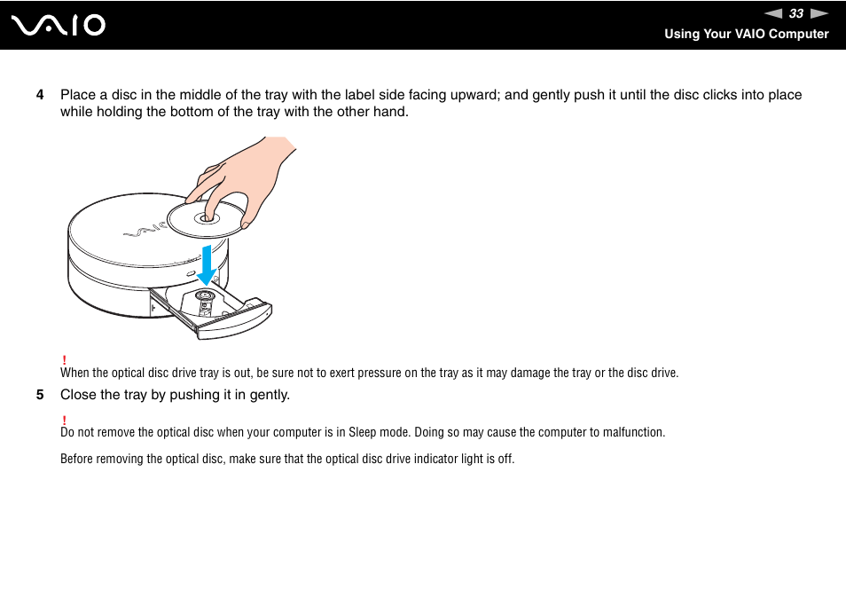Sony VGX-TP1 User Manual | Page 33 / 154