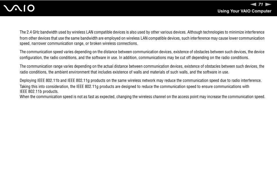 Sony VGX-TP1 User Manual | Page 71 / 154