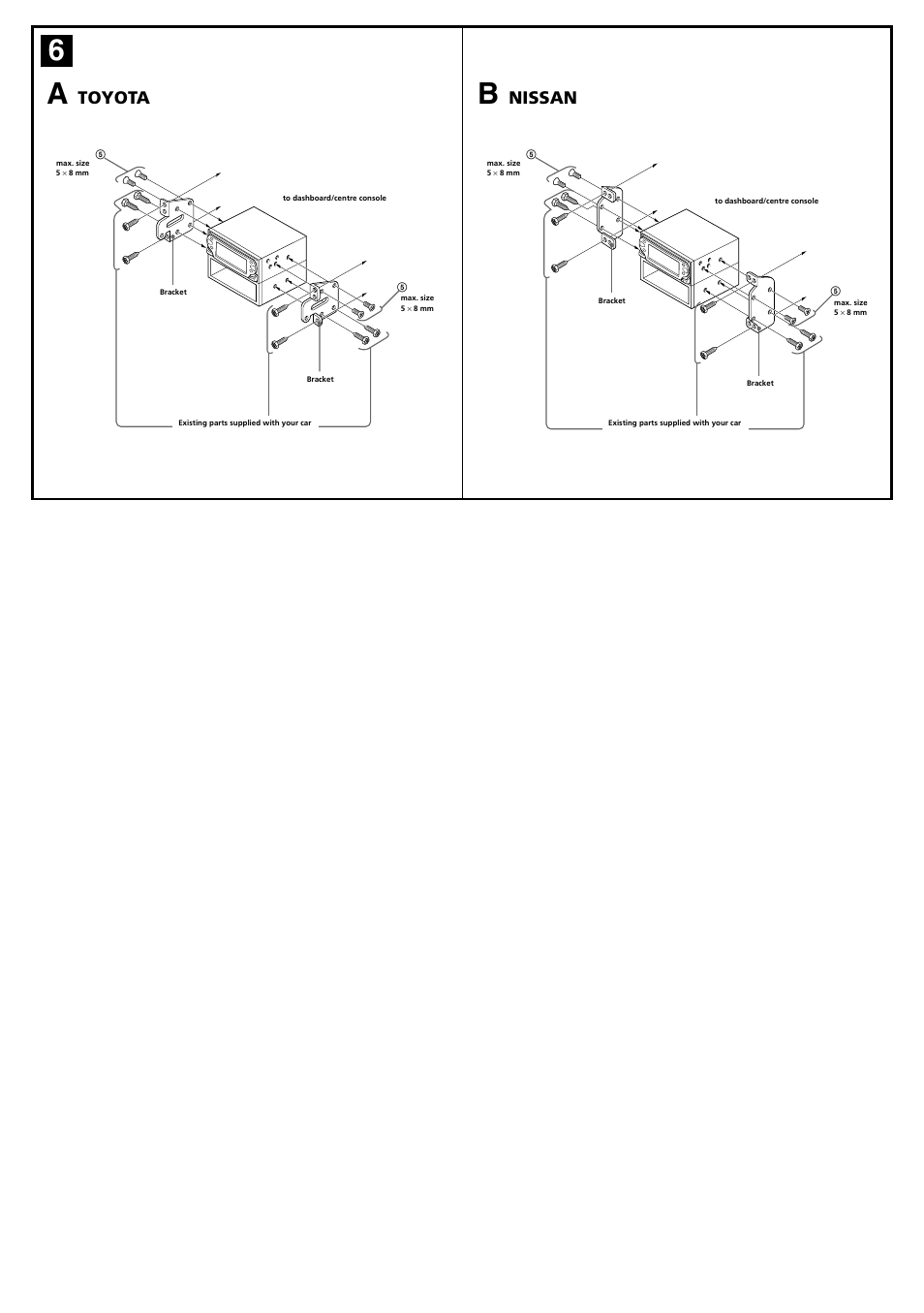 Toyota, Nissan | Sony MG-MS User Manual | Page 4 / 4