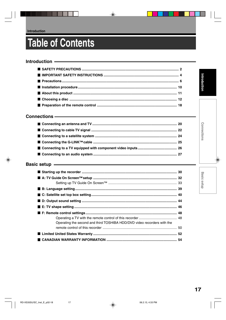 Sony RD-XS35SC User Manual | Page 17 / 56