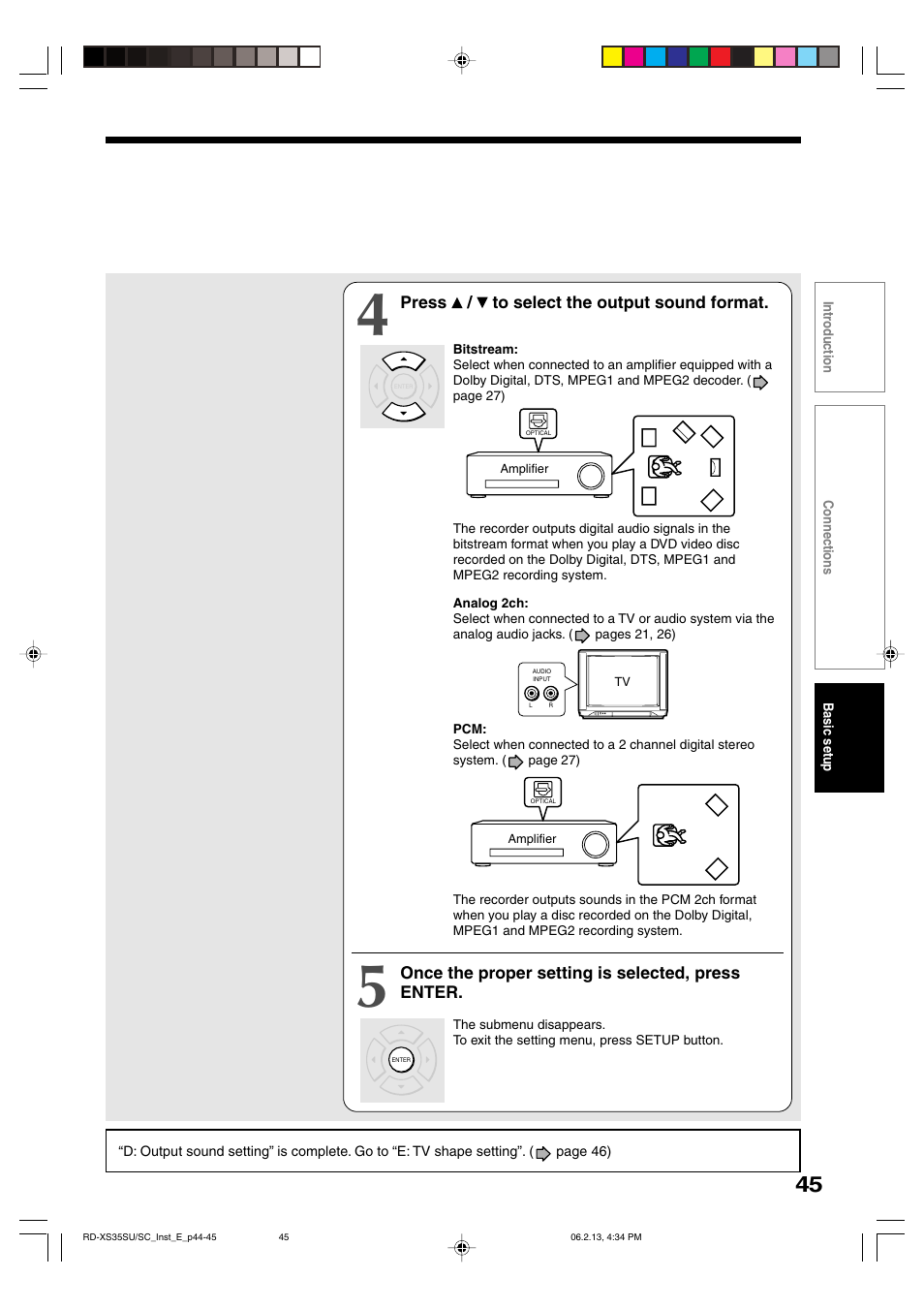 Sony RD-XS35SC User Manual | Page 45 / 56