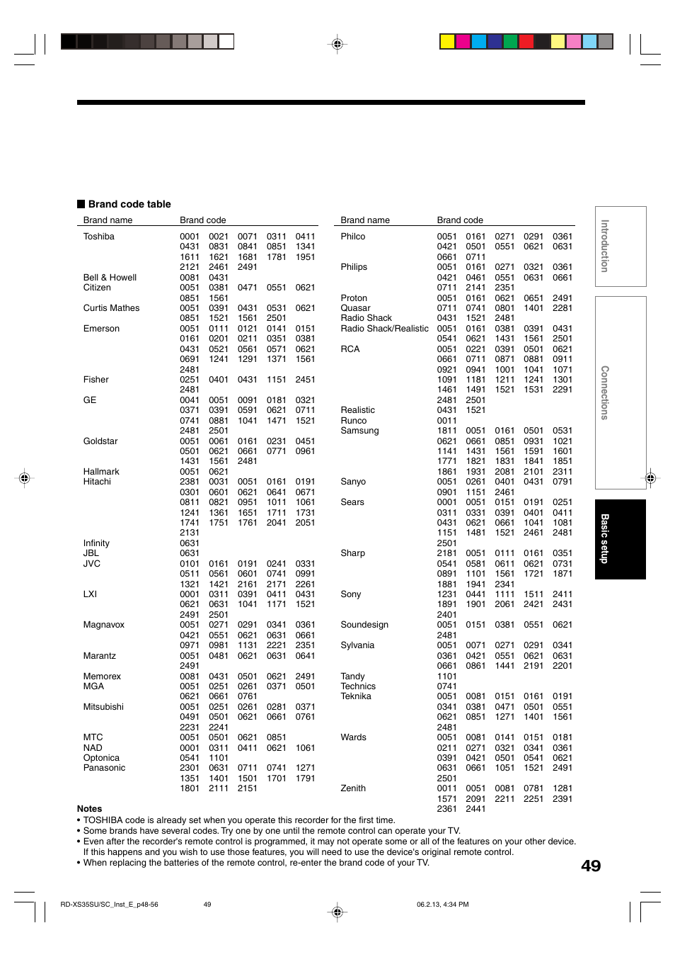 Sony RD-XS35SC User Manual | Page 49 / 56