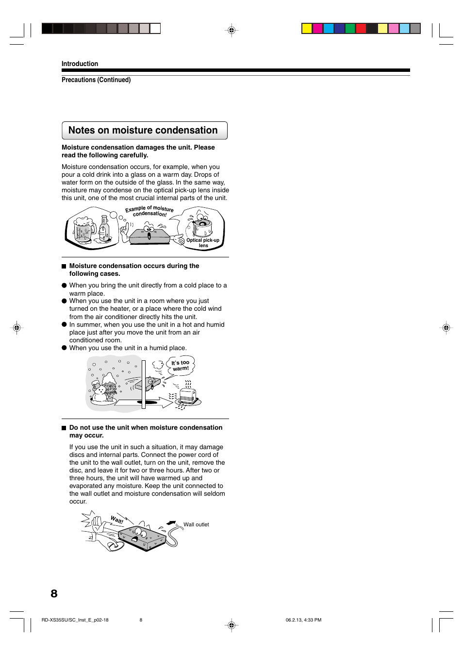 Sony RD-XS35SC User Manual | Page 8 / 56