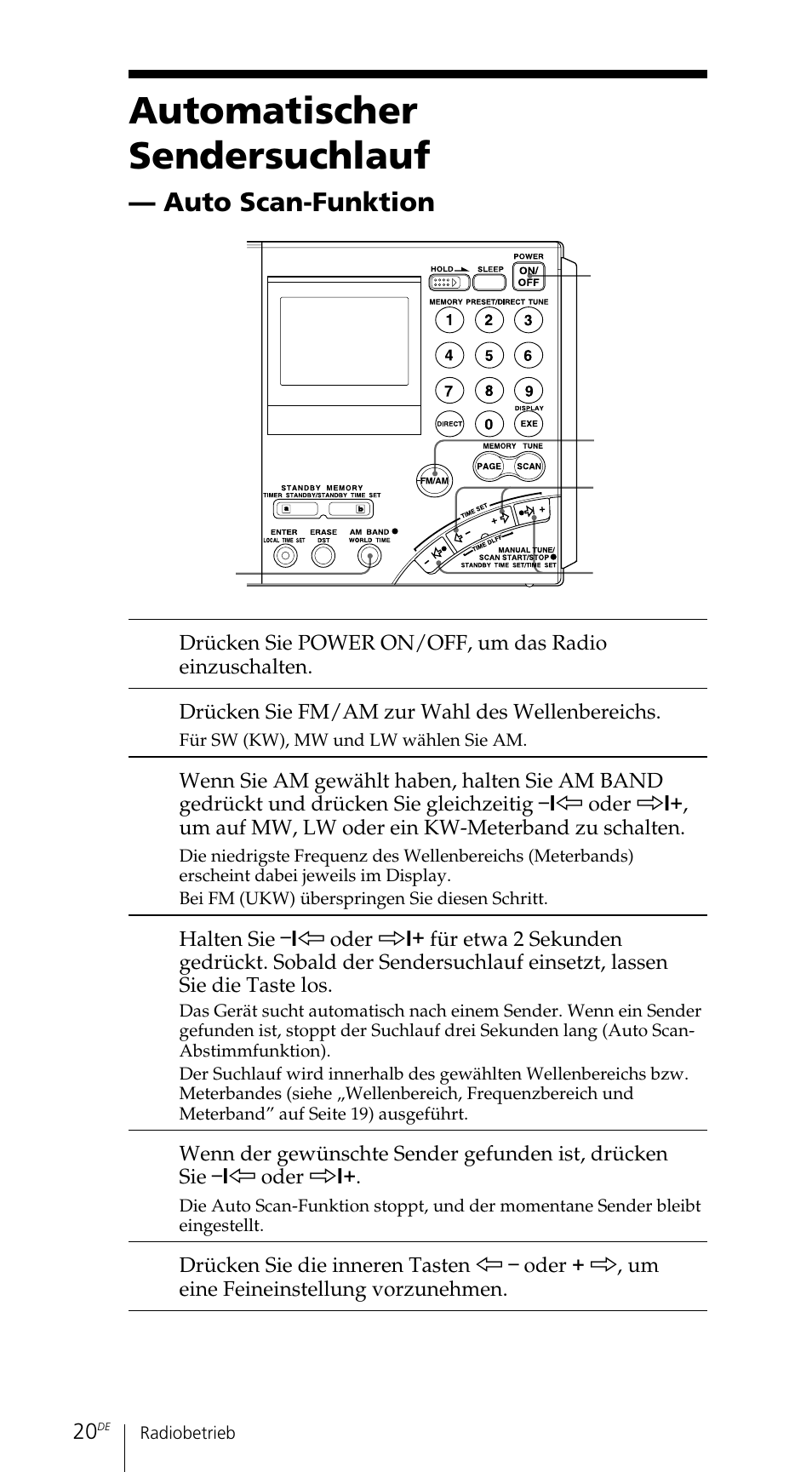 Automatischer sendersuchlauf | Sony ICF-SW7600GR User Manual | Page 100 / 242