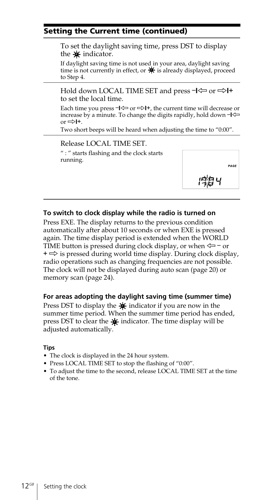 Sony ICF-SW7600GR User Manual | Page 12 / 242