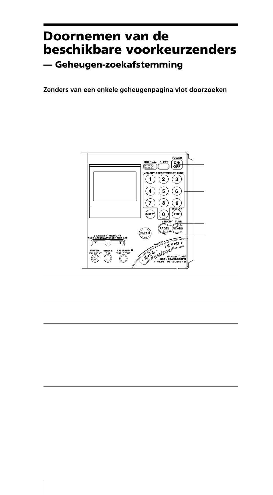 Doornemen van de beschikbare voorkeurzenders | Sony ICF-SW7600GR User Manual | Page 184 / 242