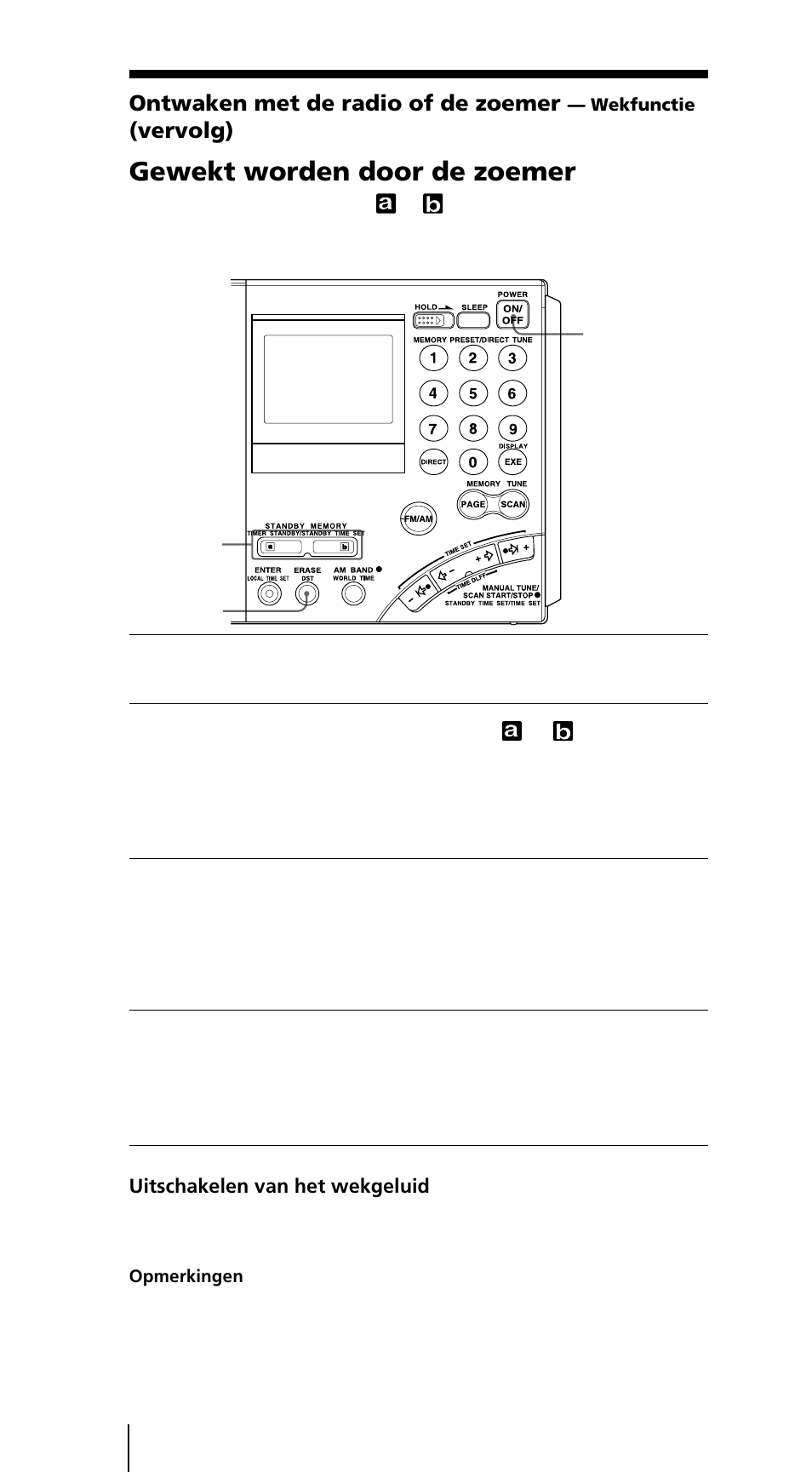 Gewekt worden door de zoemer | Sony ICF-SW7600GR User Manual | Page 190 / 242