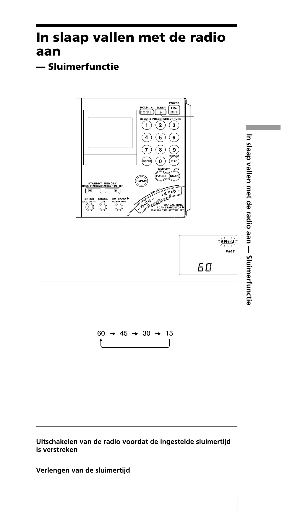 Sluimerfunctie | Sony ICF-SW7600GR User Manual | Page 191 / 242