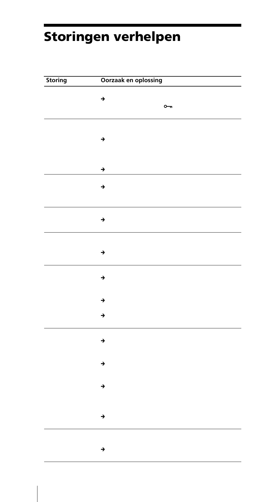 Storingen verhelpen | Sony ICF-SW7600GR User Manual | Page 198 / 242