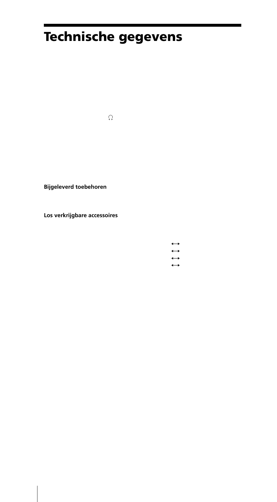 Technische gegevens | Sony ICF-SW7600GR User Manual | Page 200 / 242