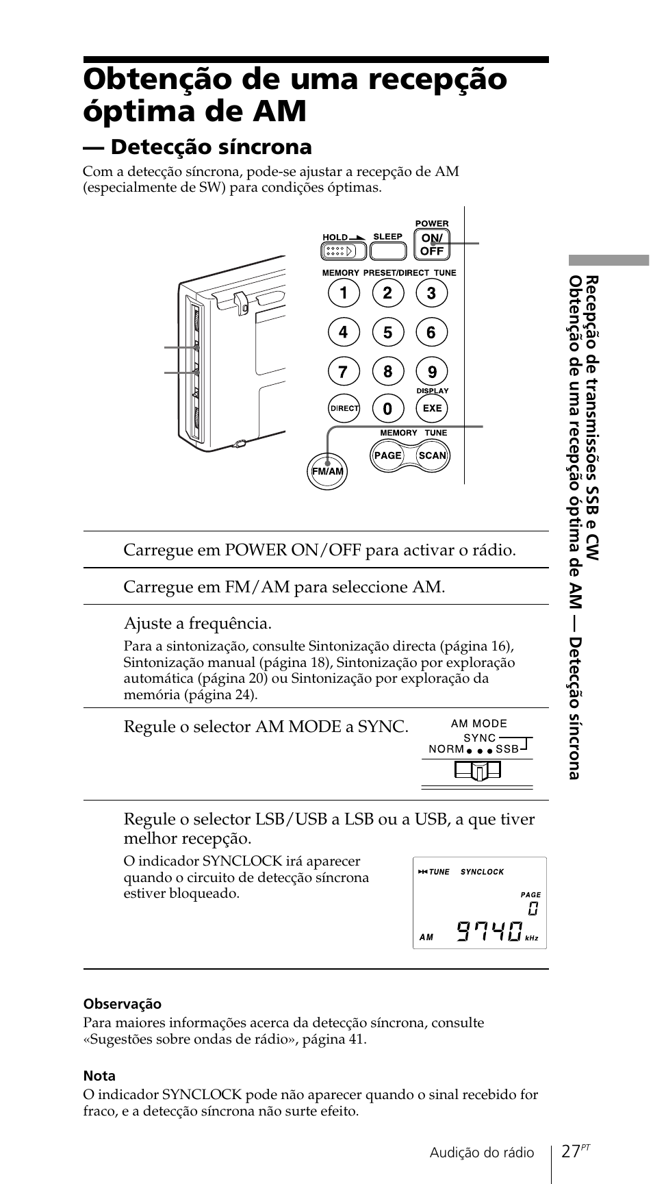 Obtenção de uma recepção óptima de am | Sony ICF-SW7600GR User Manual | Page 227 / 242