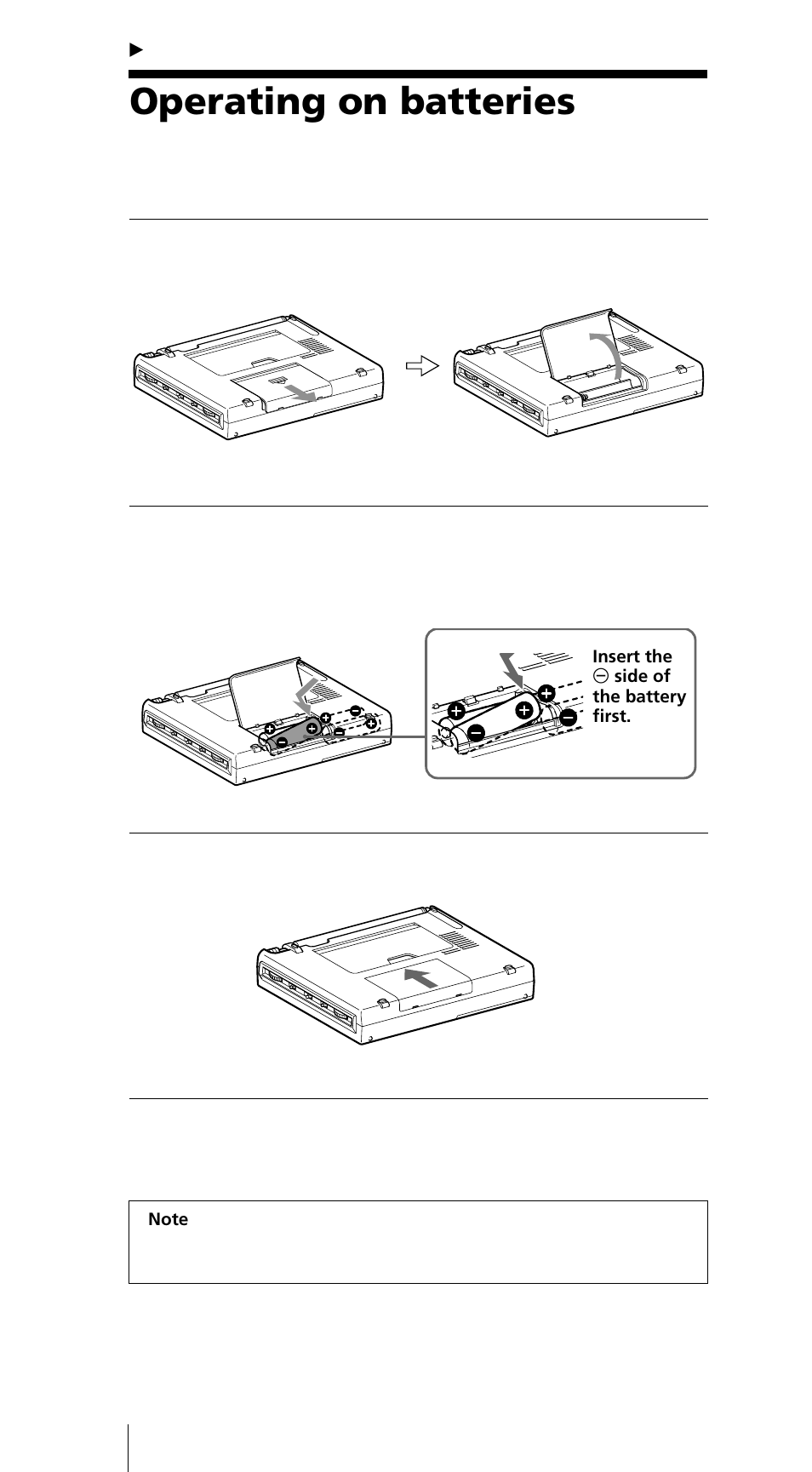 Operating on batteries | Sony ICF-SW7600GR User Manual | Page 8 / 242