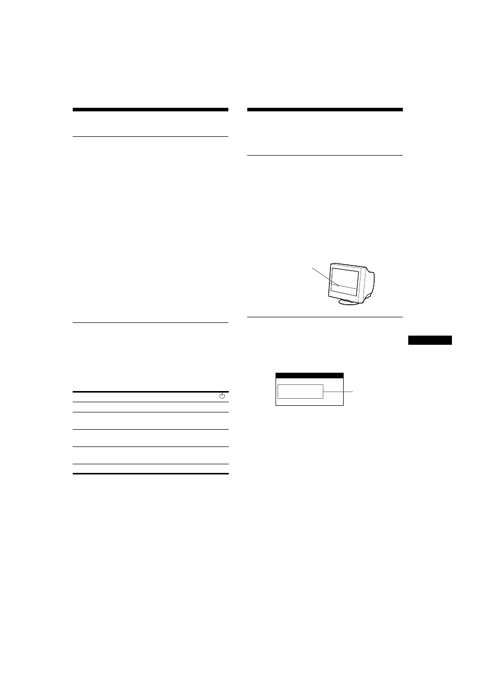 Technische merkmale, Störungsbehebung, Vordefinierte modi und benutzermodi | Die energiesparfunktion, Bildschirmmeldungen | Sony CPD-E100E User Manual | Page 41 / 88