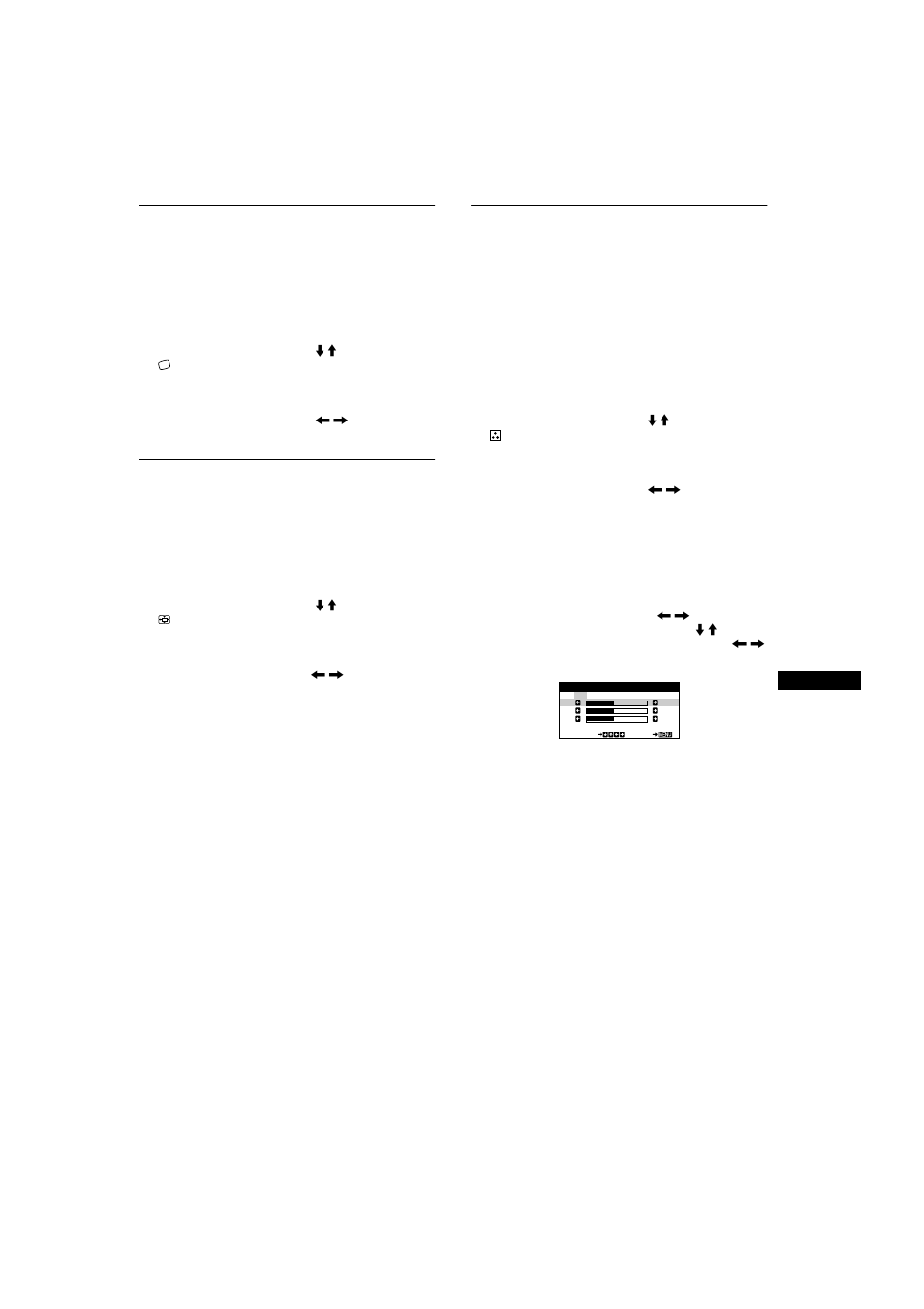 Ajuste de la rotación de la imagen (rotación), Ampliación o reducción de la imagen (zoom), Ajuste del color de la imagen (color) | Sony CPD-E100E User Manual | Page 53 / 88