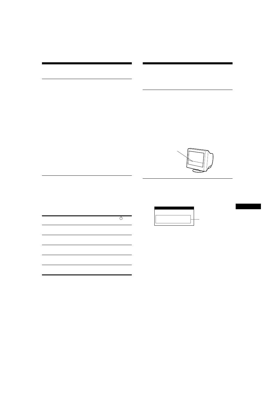 Características técnicas, Solución de problemas, Modos predefinidos y de usuario | Función de ahorro de energía, Mensajes en pantalla | Sony CPD-E100E User Manual | Page 55 / 88