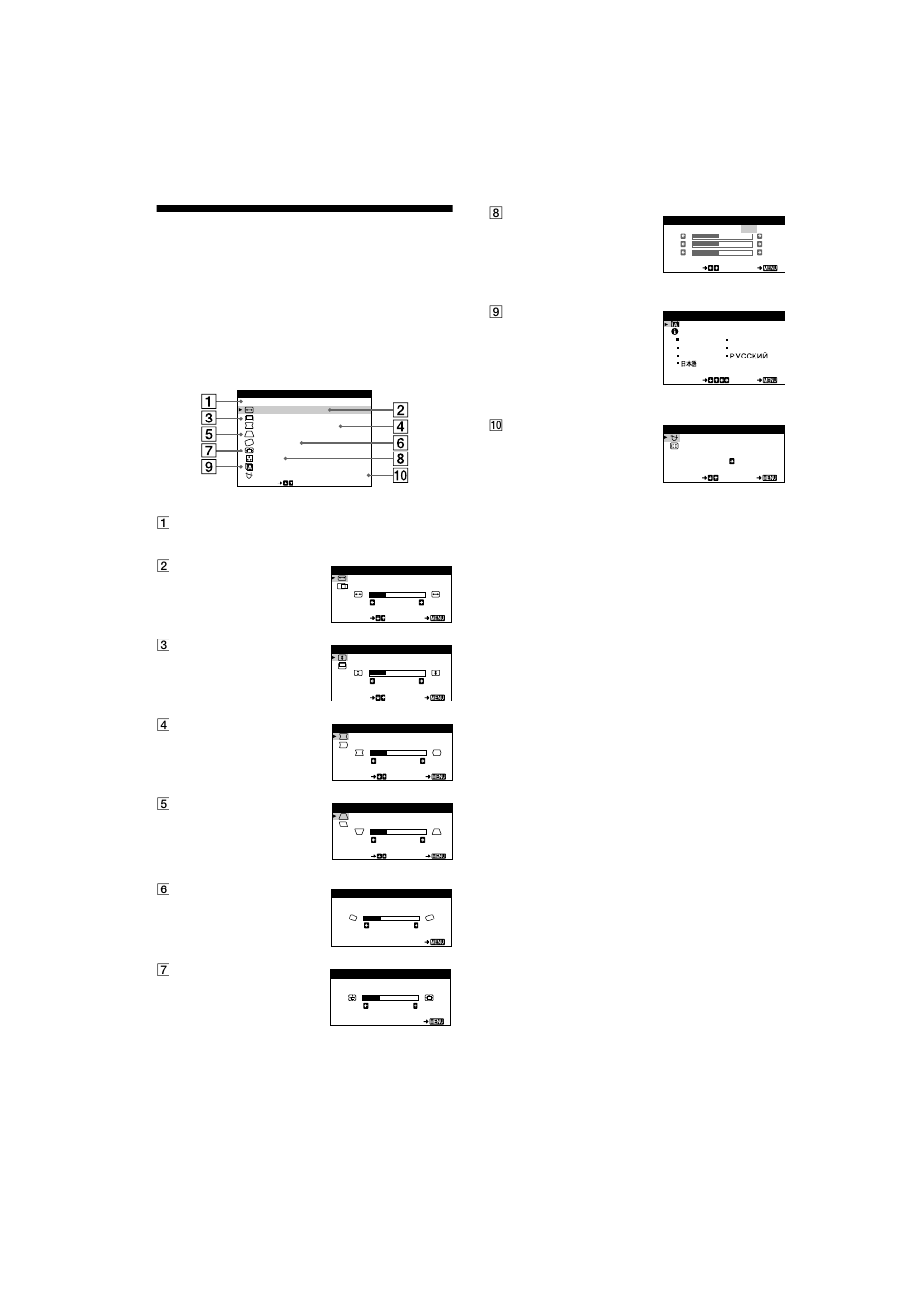 Customizing your monitor, Navigating the menu | Sony CPD-E100E User Manual | Page 8 / 88