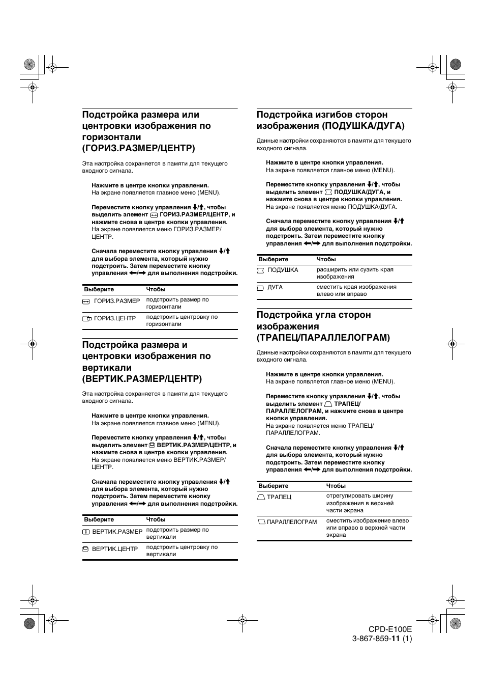 Sony CPD-E100E User Manual | Page 80 / 88