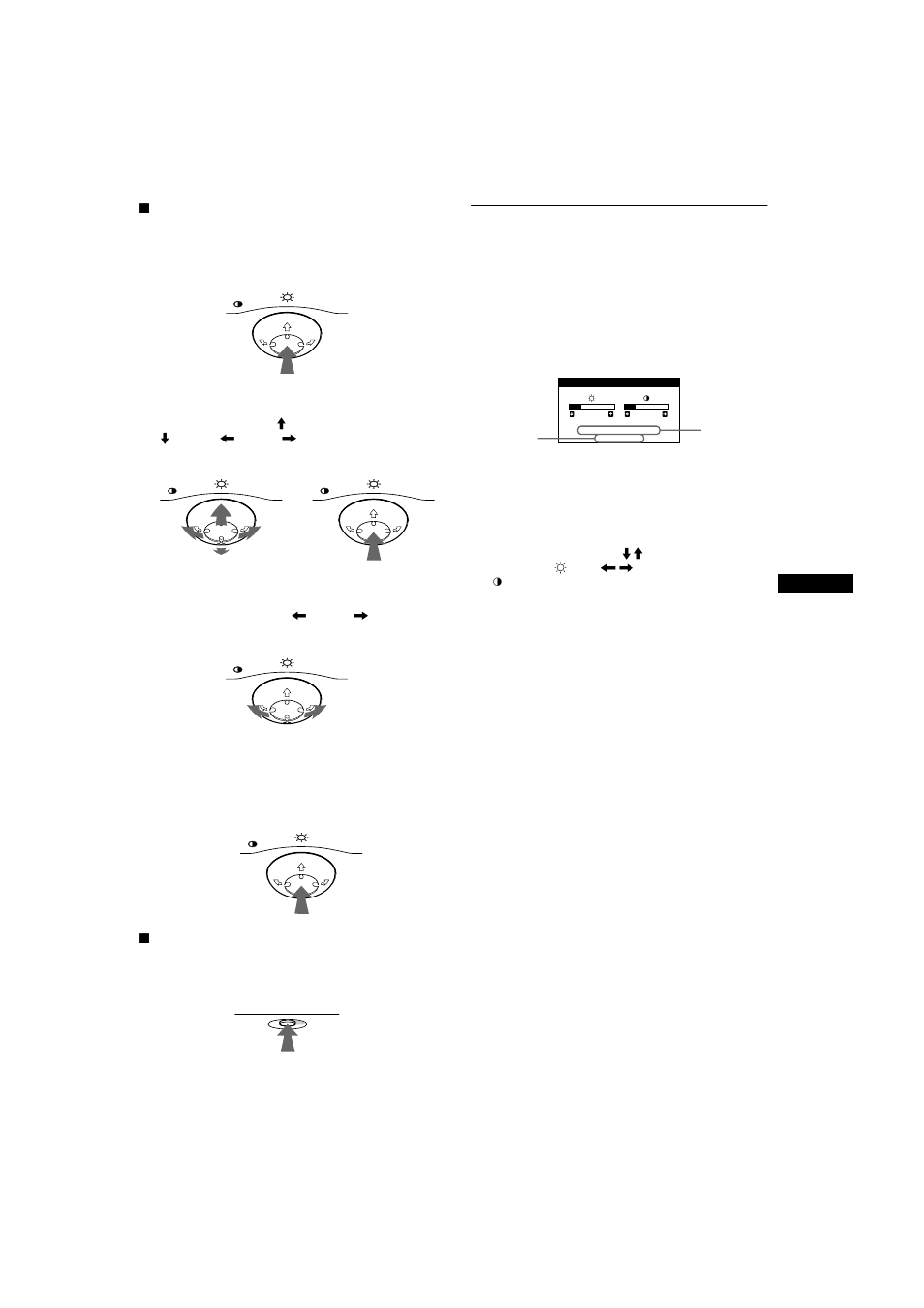 Adjusting the brightness and contrast | Sony CPD-E100E User Manual | Page 9 / 88