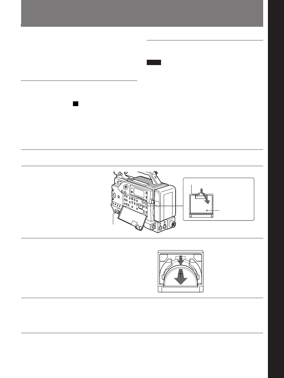 Inserting and replacing the lithium battery, Chapter 2 fitting and connections | Sony 300PF User Manual | Page 31 / 124