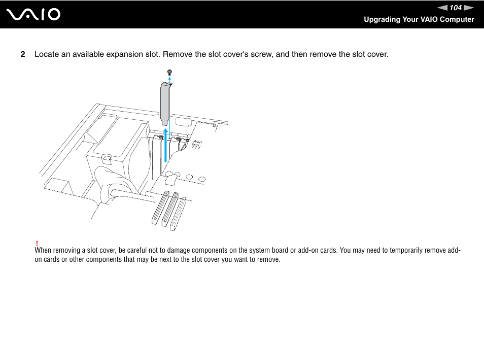 Sony VGC-RC110G User Manual | Page 104 / 180