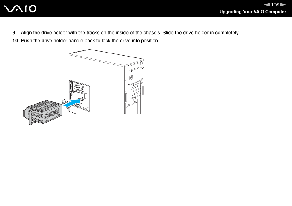 Sony VGC-RC110G User Manual | Page 115 / 180