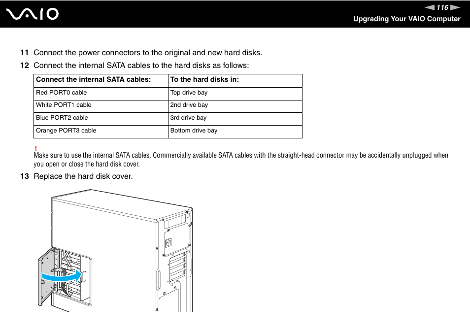 Sony VGC-RC110G User Manual | Page 116 / 180
