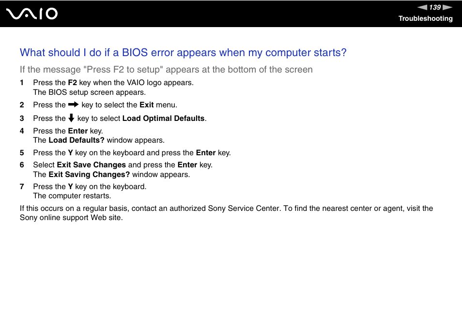 Sony VGC-RC110G User Manual | Page 139 / 180