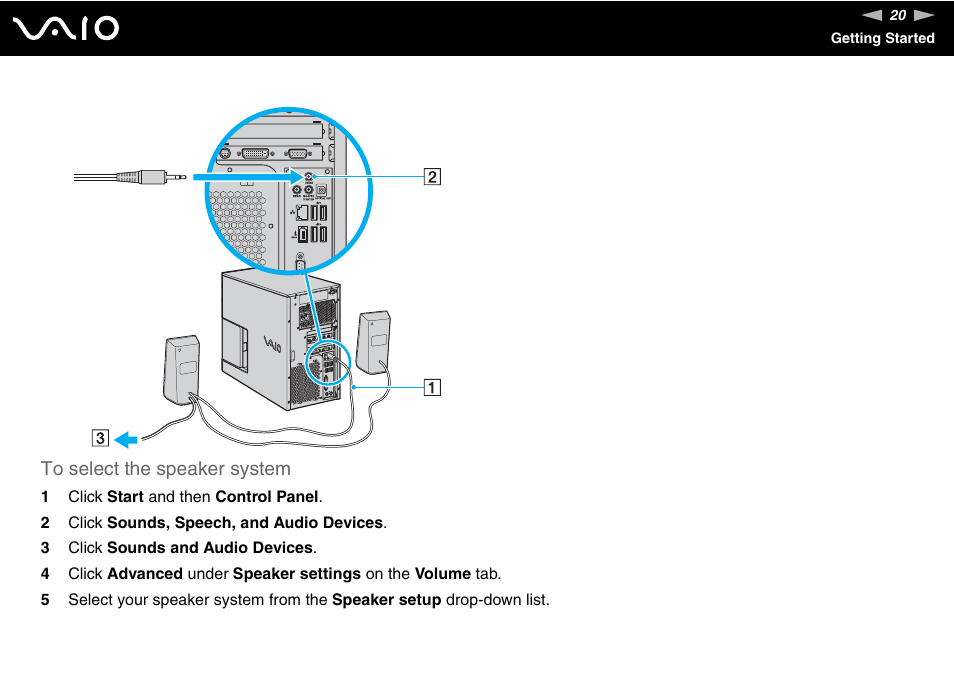 Sony VGC-RC110G User Manual | Page 20 / 180