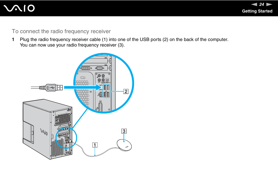 Sony VGC-RC110G User Manual | Page 24 / 180