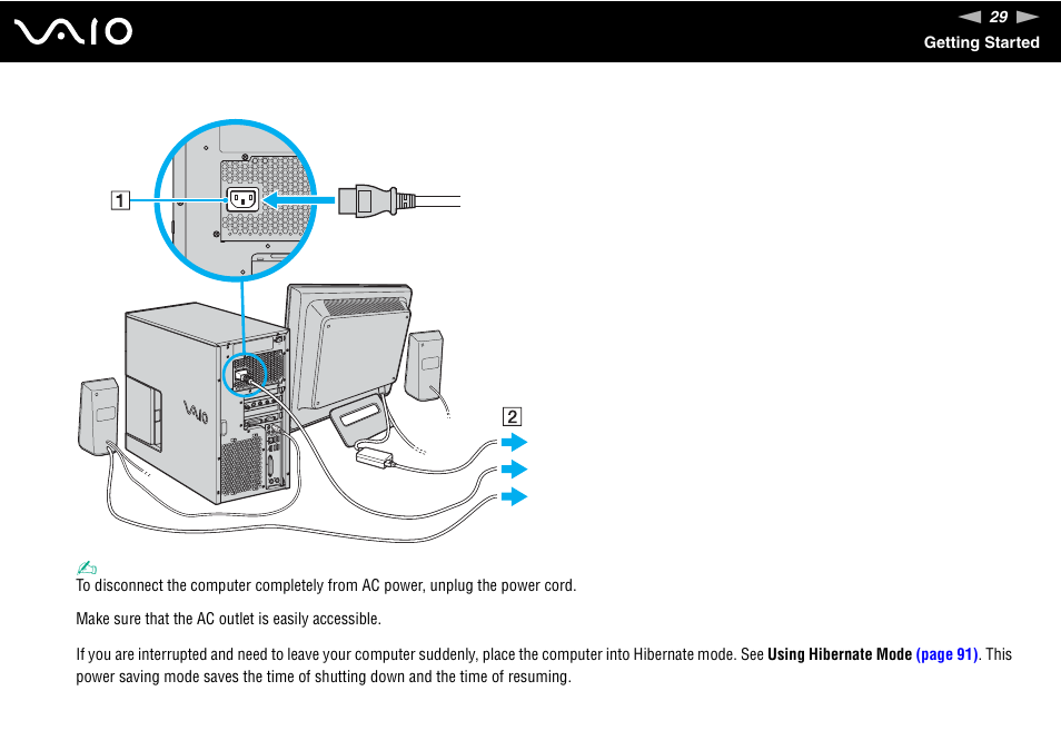 Sony VGC-RC110G User Manual | Page 29 / 180