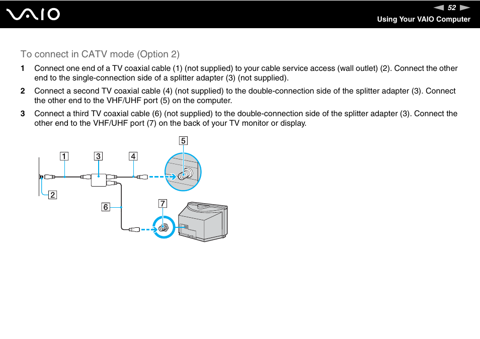 Sony VGC-RC110G User Manual | Page 52 / 180