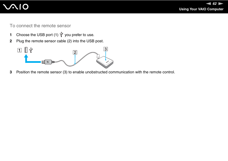 Sony VGC-RC110G User Manual | Page 62 / 180