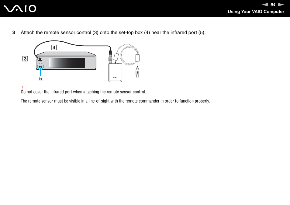 Sony VGC-RC110G User Manual | Page 64 / 180