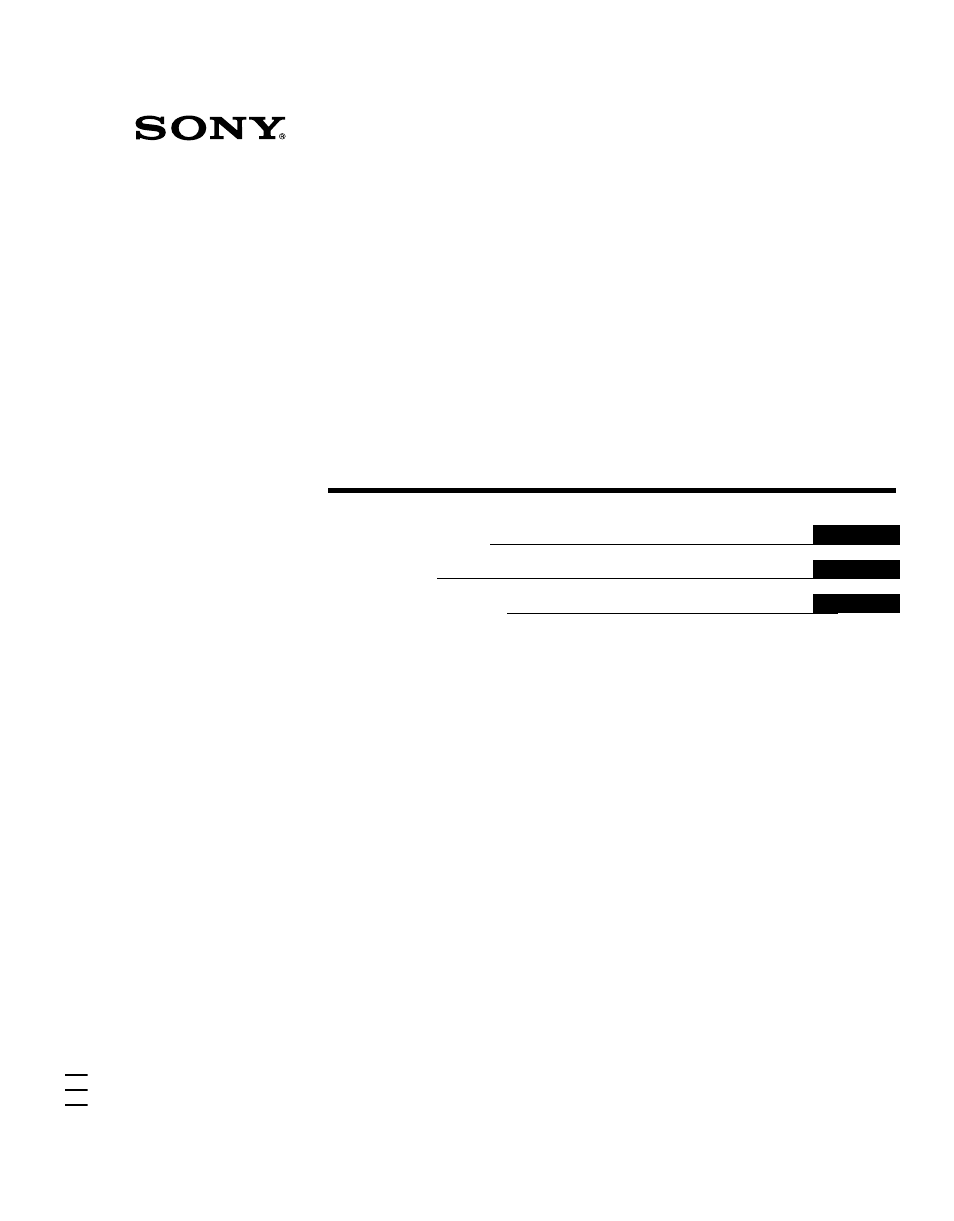 Sony CPD-G520 User Manual | 64 pages