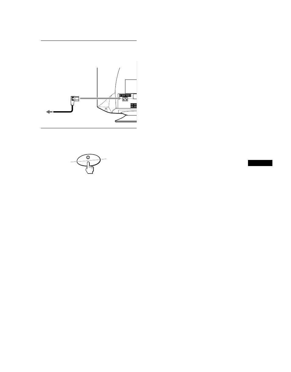 Step 2: connect the power cord, Step 3: turn on the monitor and computer, Step 2 | Step 3 | Sony CPD-G520 User Manual | Page 7 / 64