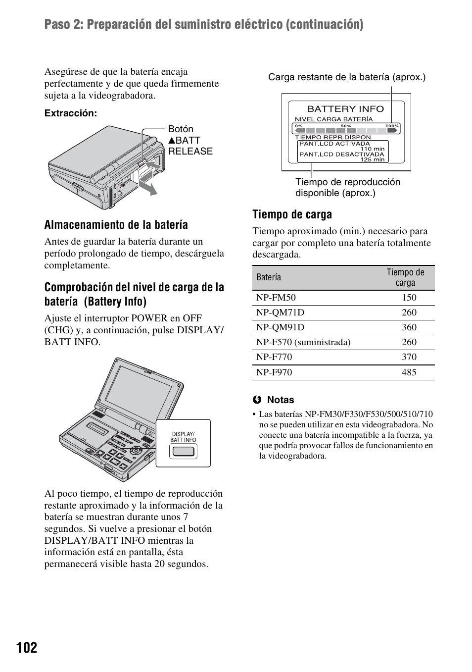 Sony GV-HD700E User Manual | Page 102 / 112