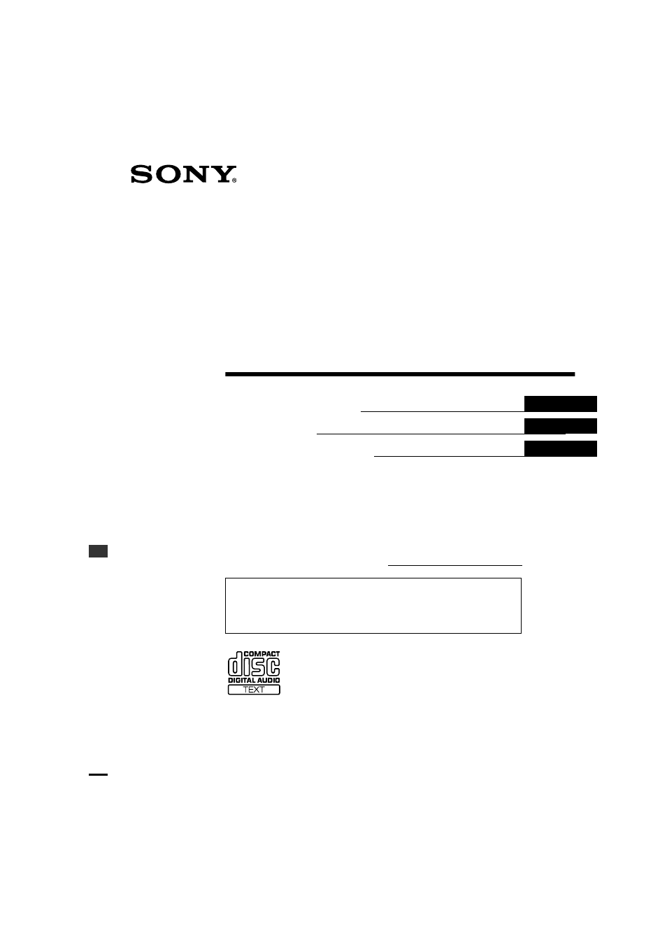 Sony CDX-CA750X User Manual | 92 pages