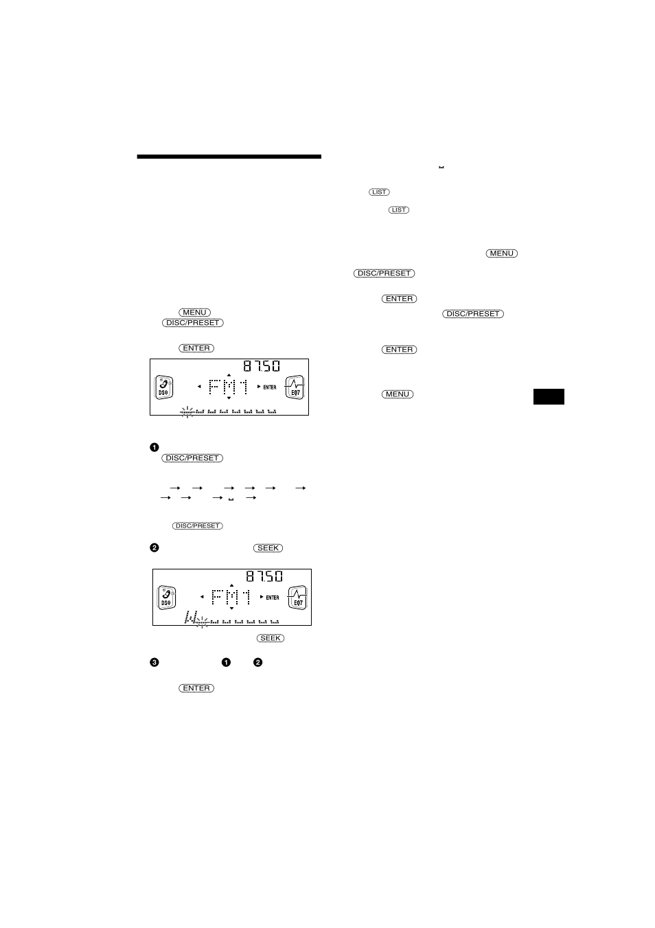 Storing station names — station memo, Storing station names | Sony CDX-CA750X User Manual | Page 15 / 92