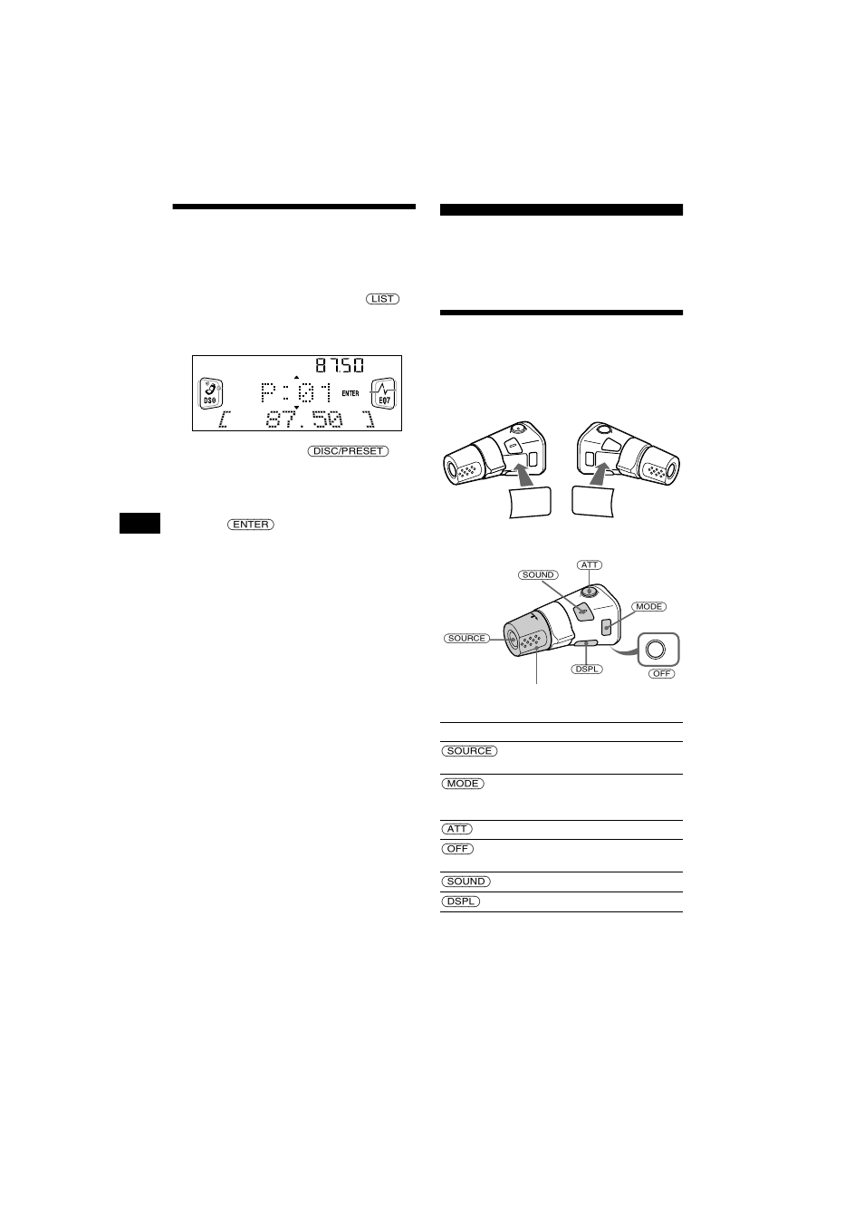 Tuning in a station through a list — list-up, Other functions, Using the rotary commander | Tuning in a station through a list, List-up | Sony CDX-CA750X User Manual | Page 16 / 92