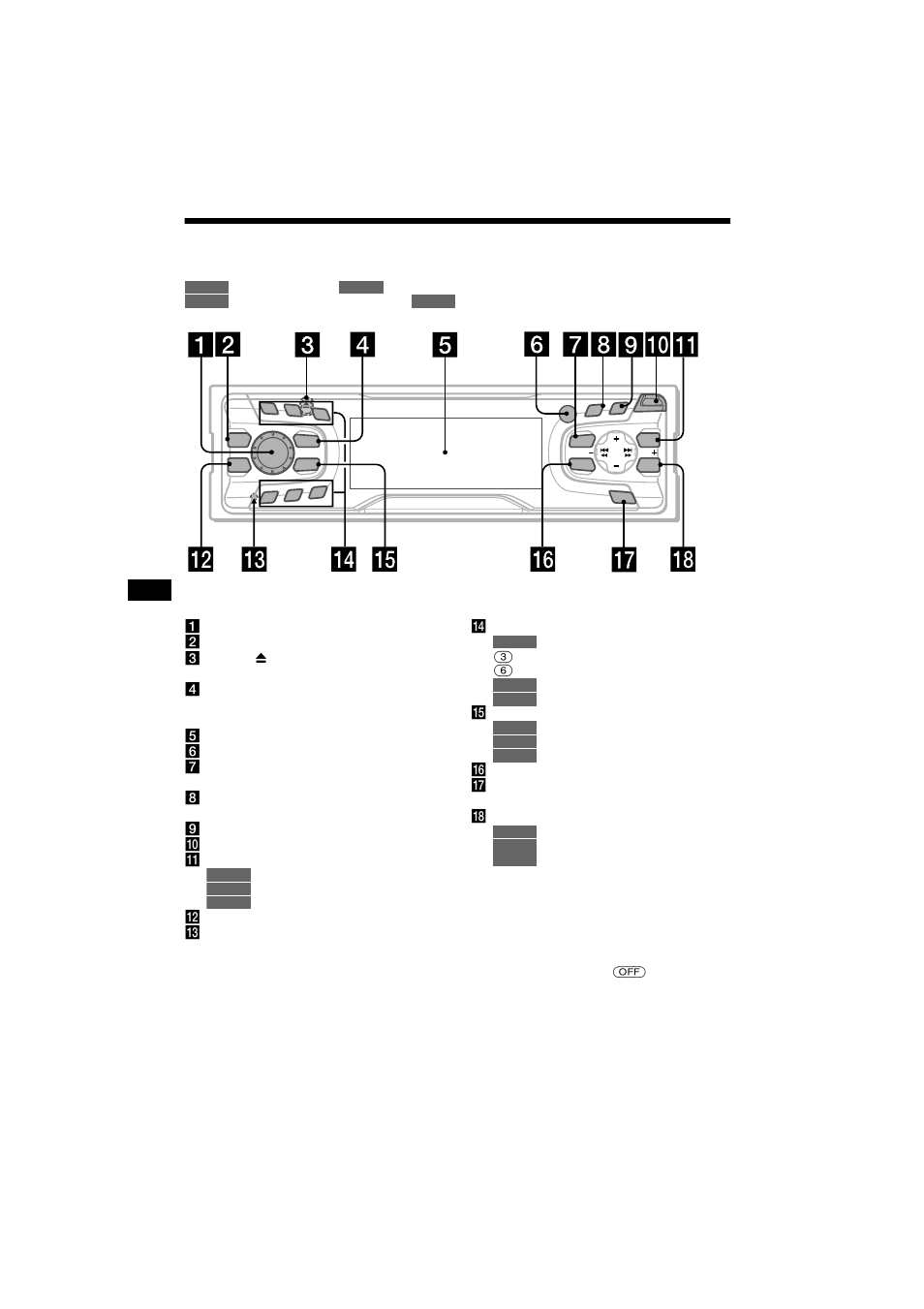 Emplacement des commandes | Sony CDX-CA750X User Manual | Page 32 / 92