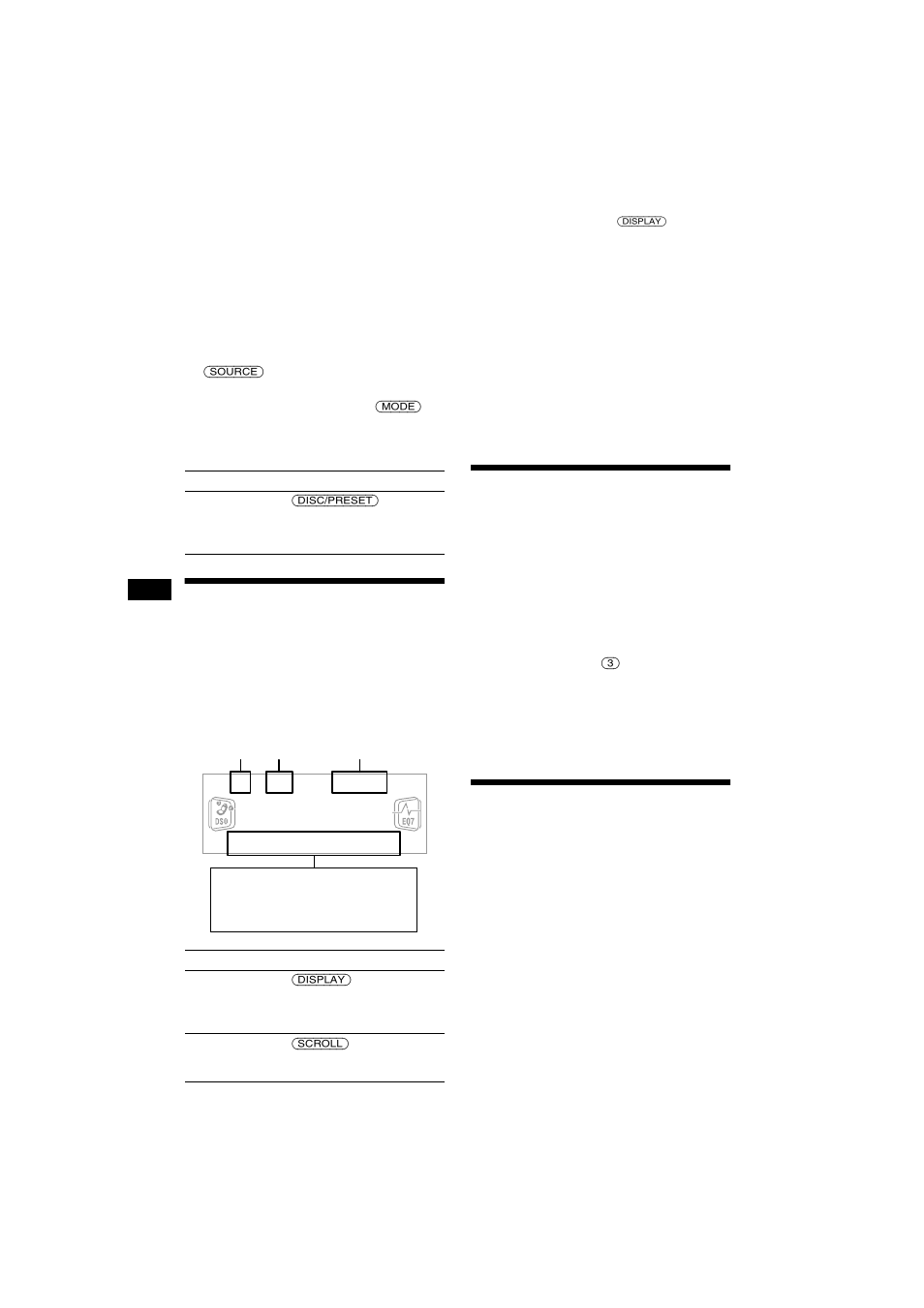 Rubriques d’affichage, Lecture répétée de pistes, Lecture des pistes dans un ordre aléatoire | Sony CDX-CA750X User Manual | Page 38 / 92