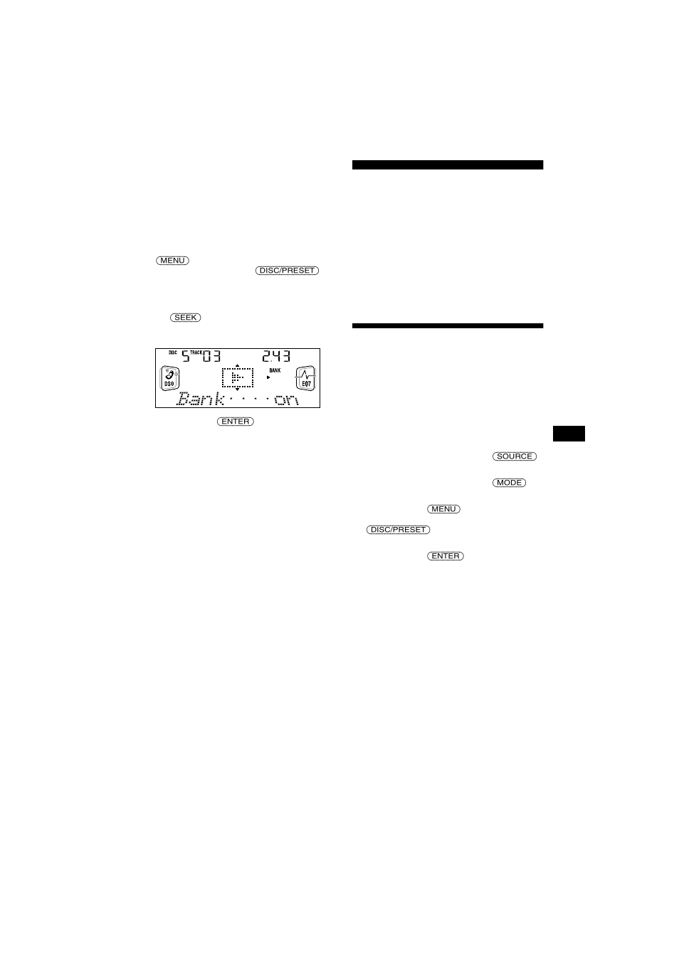 Radio, Mémorisation automatique des stations, Mémorisation des meilleurs émetteurs (btm) | Sony CDX-CA750X User Manual | Page 41 / 92