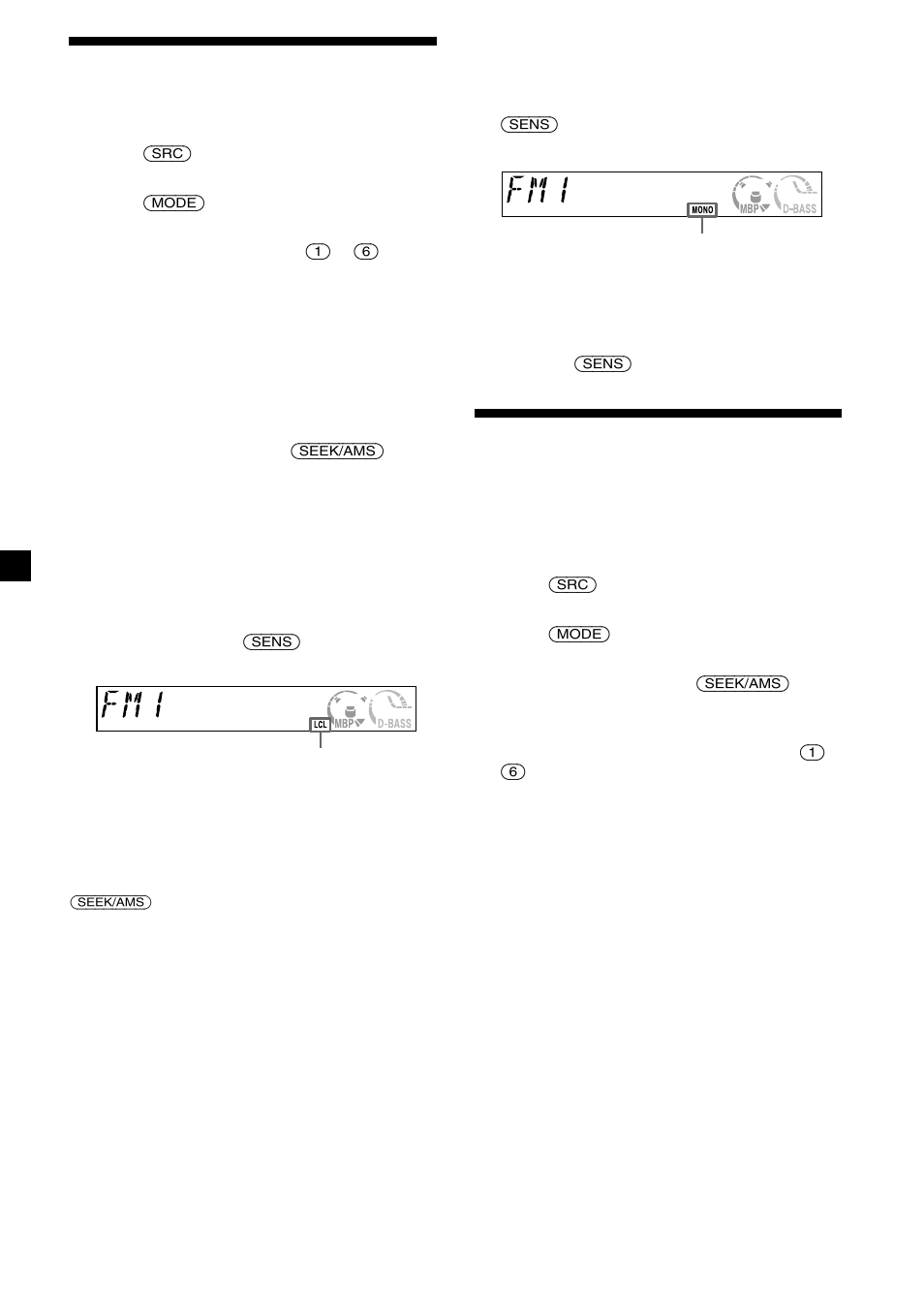 10 recepción de las emisoras almacenadas, Almacenamiento de las emisoras deseadas | Sony CDX-L430X User Manual | Page 26 / 48