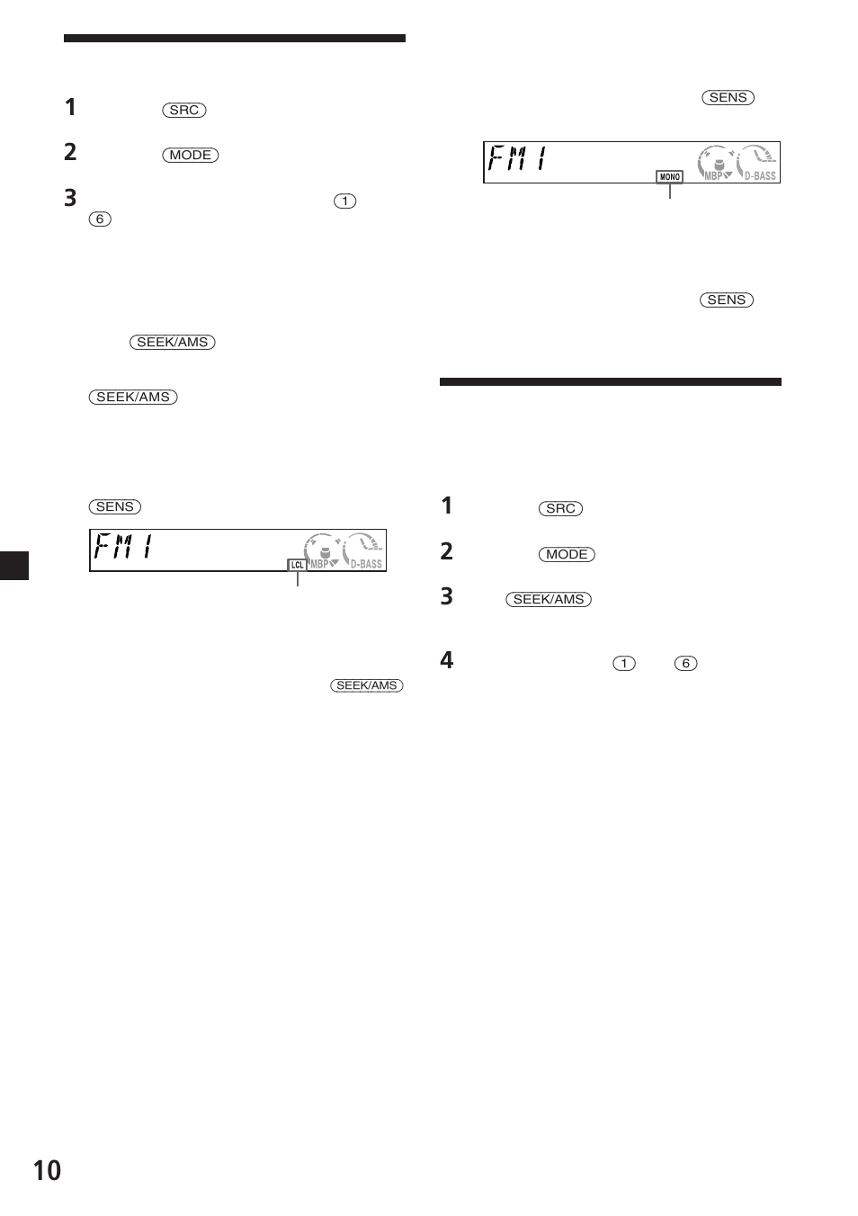 Sony CDX-L430X User Manual | Page 42 / 48