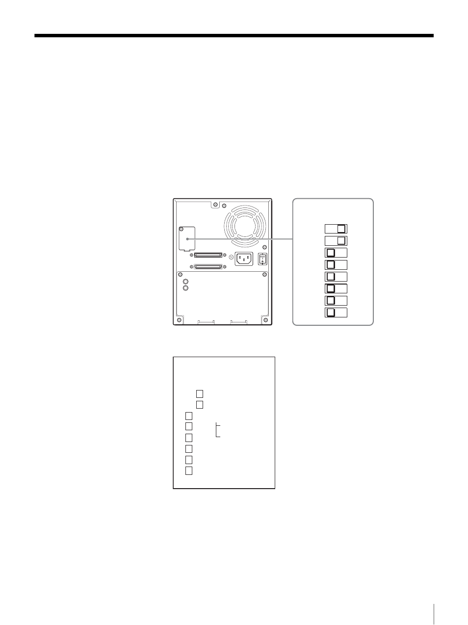 Setting the dip switches | Sony STORSTATION LIB-D81 User Manual | Page 19 / 56
