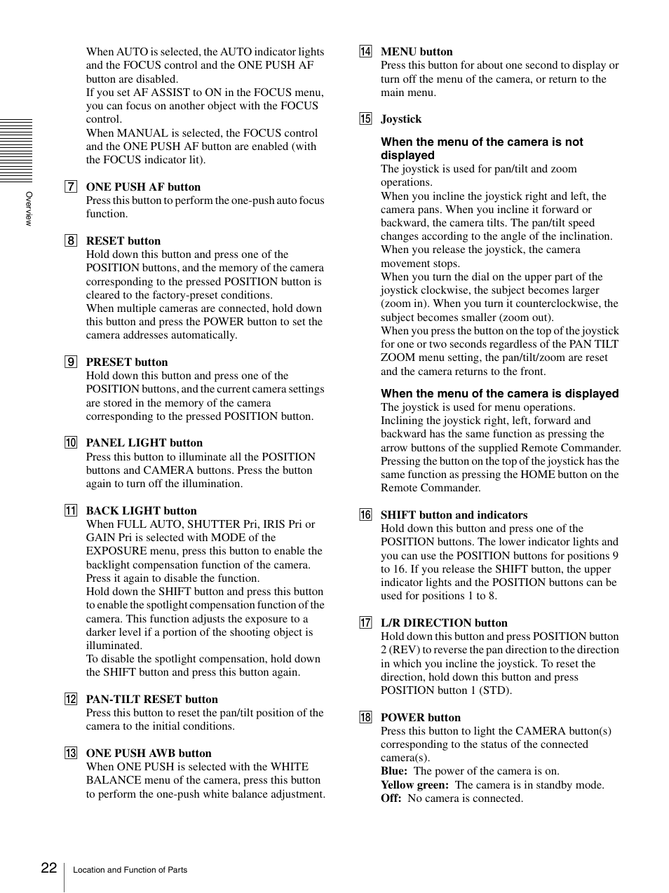 Sony BRC-Z700 User Manual | Page 22 / 91