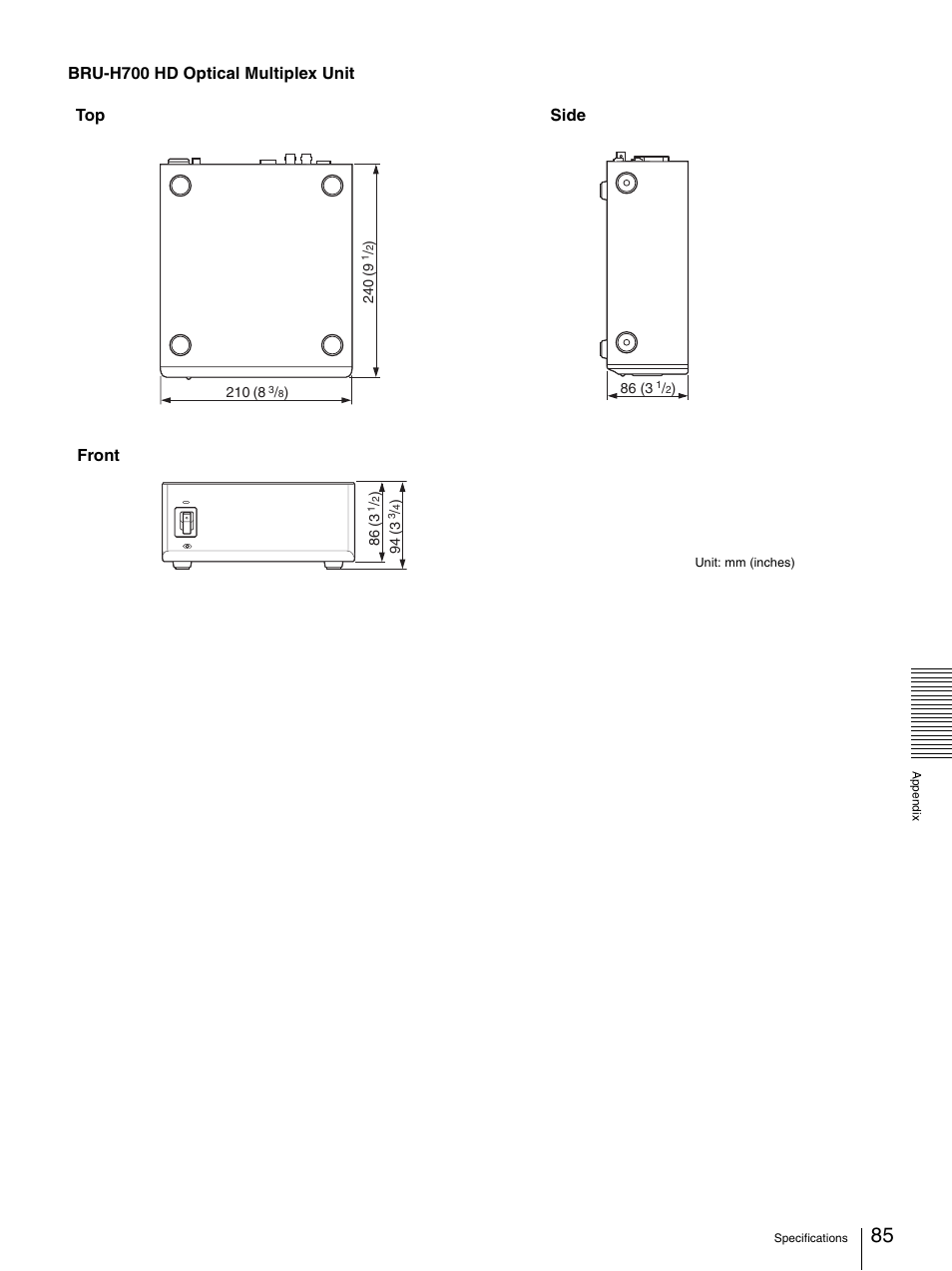 Sony BRC-Z700 User Manual | Page 85 / 91