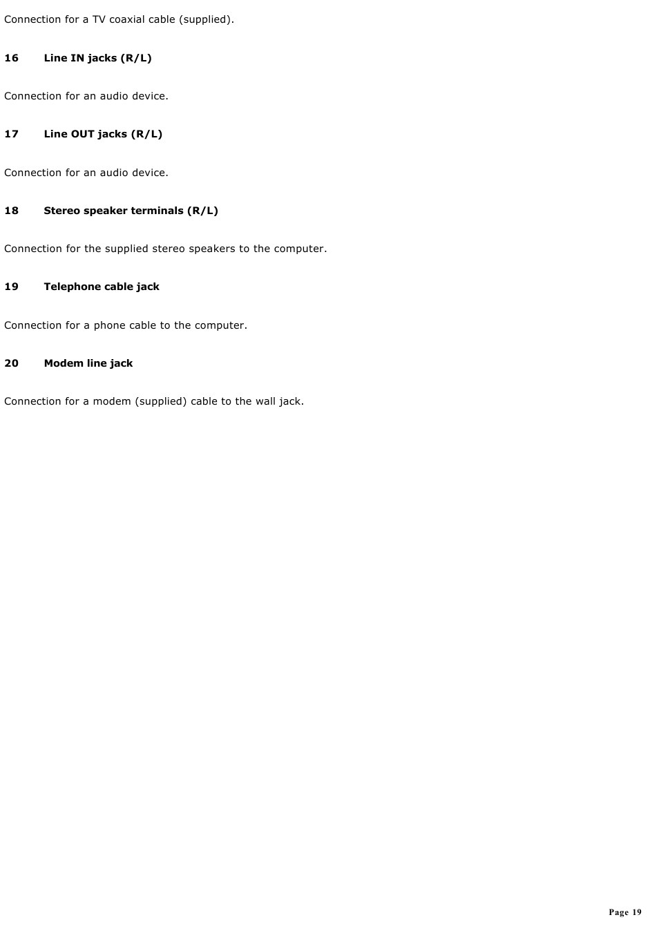 Sony MX User Manual | Page 19 / 114