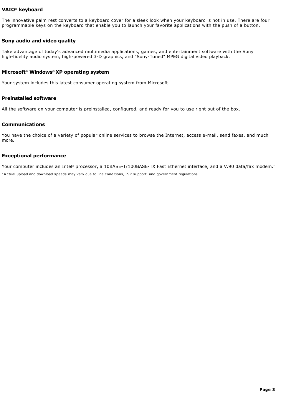 Sony MX User Manual | Page 3 / 114
