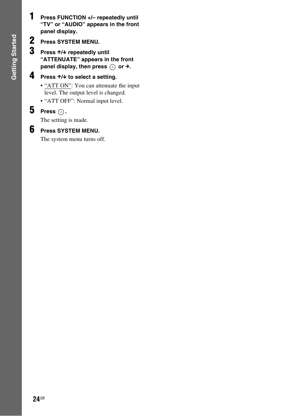 Sony 3-283-036-11(3) User Manual | Page 24 / 104